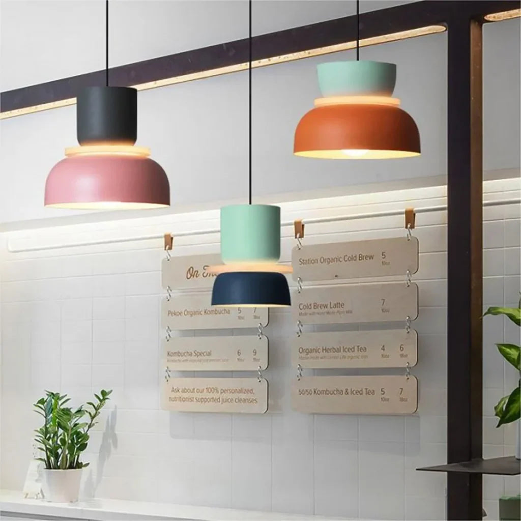 Lucie Colour Block Scandinavische hanglamp