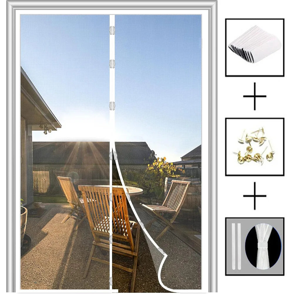 Magnetisch Hordeur Deurgordijn Voor Insecten Met Automatische Sluiting