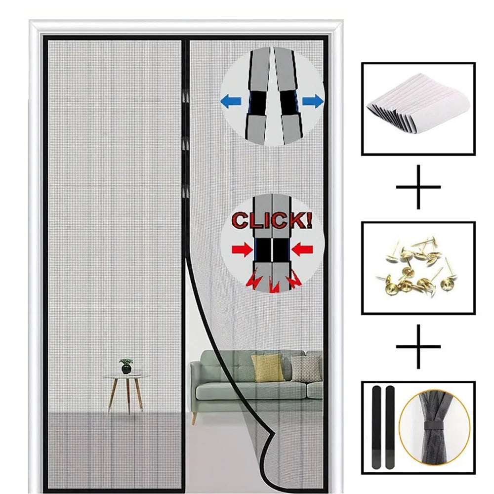 Magnetisch Hordeur Deurgordijn Voor Insecten Met Automatische Sluiting
