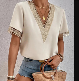 Marlowe | Dames Modern V-hals top