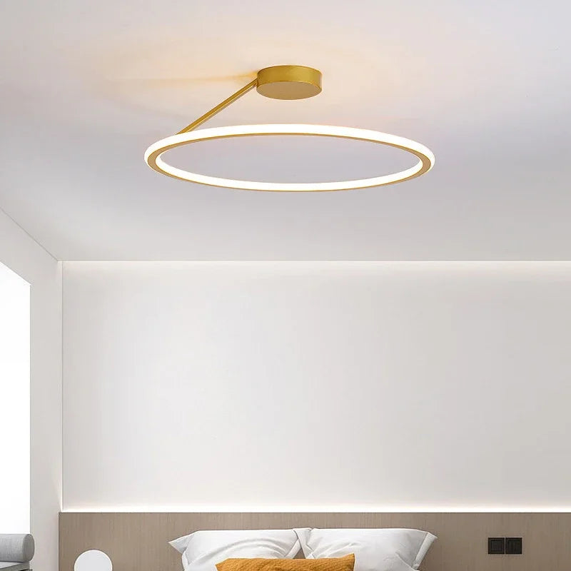 Led Plafondlamp Voor Elke Kamer Met Verlichting En Sfeer Goud