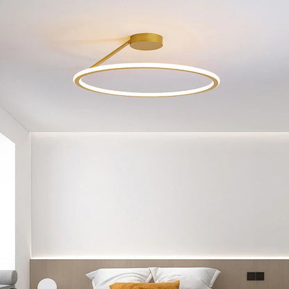 Led Plafondlamp Voor Elke Kamer Met Verlichting En Sfeer Goud