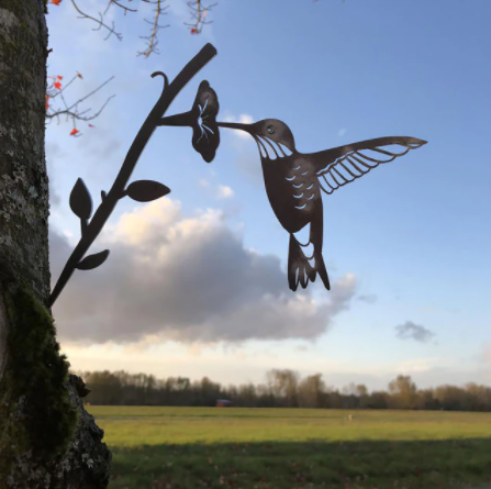 Luxe Tuindecoratie Met Metalen Vogels Voor Buitenruimtes Vliegende vogel