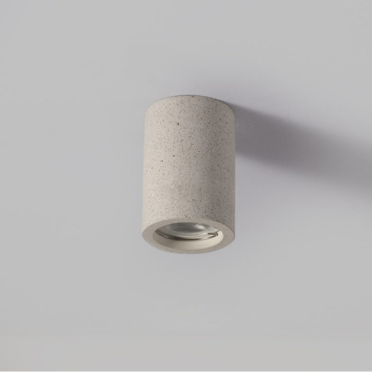 Minimalistische Cementen Opbouwspot met GU10 LED Compatibiliteit
