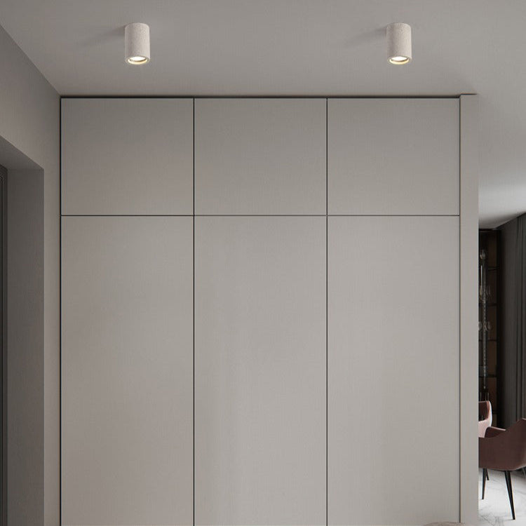 Minimalistische Cementen Opbouwspot met GU10 LED Compatibiliteit