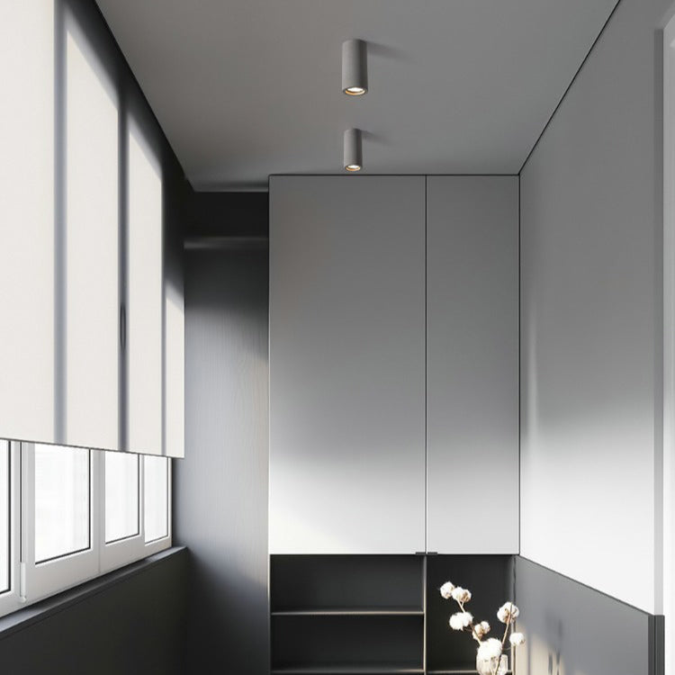 Minimalistische Cementen Opbouwspot met GU10 LED Compatibiliteit