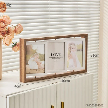 Moderne Fotolijst 50x70 Beukenhout met Acryl Bescherming D 10.2x15.2m