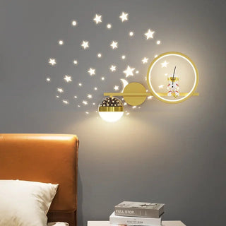Moderne Kinderwandlamp Met Zachte Verlichting Voor Kinderen Drie kleuren