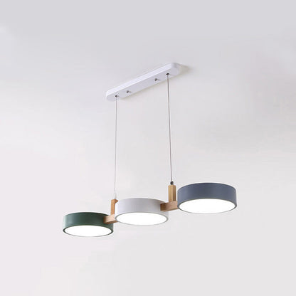 Moderne Metalen Cilindervormige Hanglamp Scandinavisch