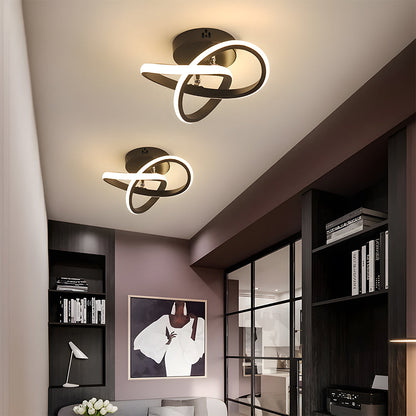 Moderne Witte Metalen LED Plafondlamp Energiezuinig