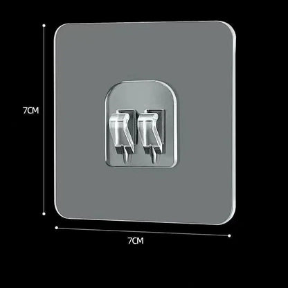 Multifunctionele Badkamer Organizer met Muurbevestiging Zwart Wit Haak-1PC