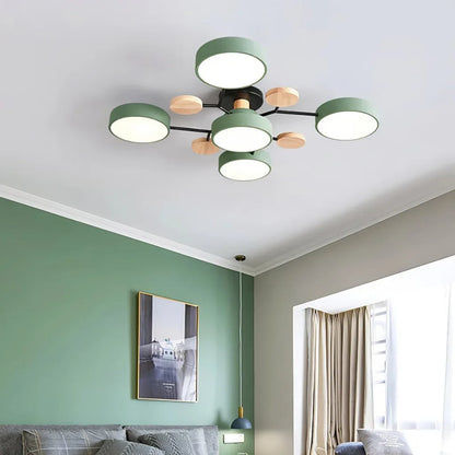 Murray Macaron Moleculaire LED-plafondlamp