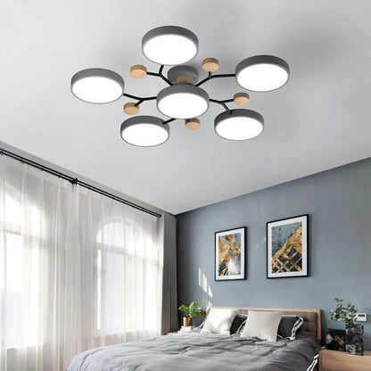 Murray Macaron Moleculaire LED-plafondlamp