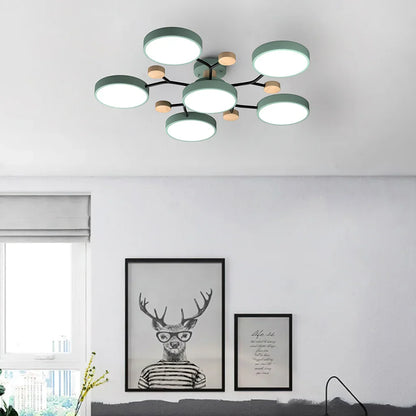 Murray Macaron Moleculaire LED-plafondlamp