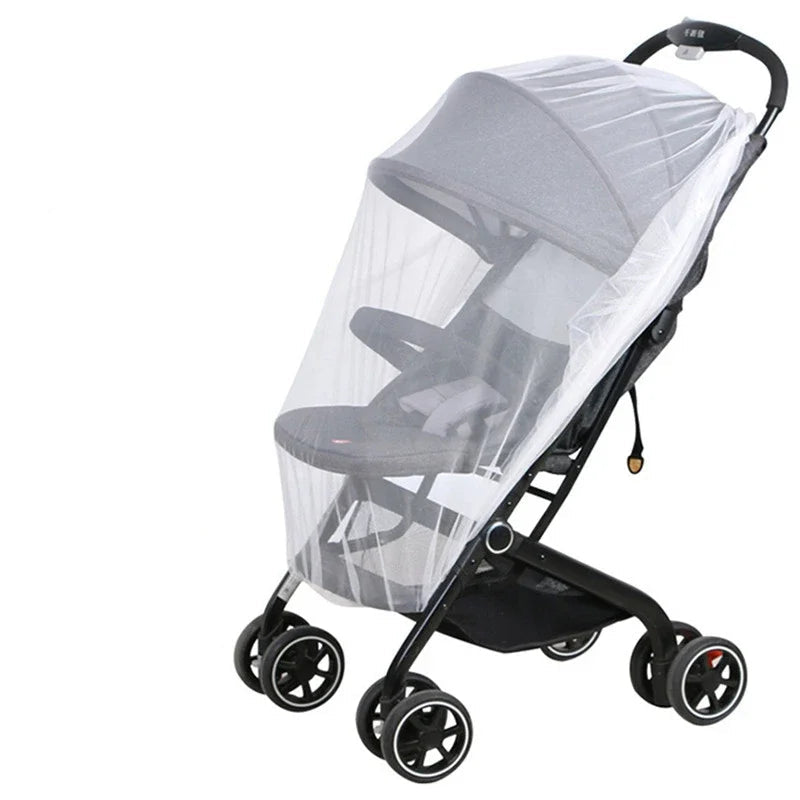 Klamboe Muskietennet Voor Baby Kinderwagen - Anti muggen - UV-Bescherming En Dekking