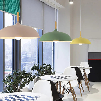 Plafondlamp Scandinavisch Eikenhout Met LED Verlichting