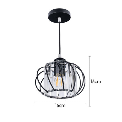 Nordic Eenvoudige Bolvormige Glazen Hal Hanglamp Modern