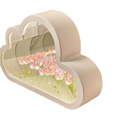 Tulpenlamp Met Oneindigheidseffect Voor Sfeervol Huis