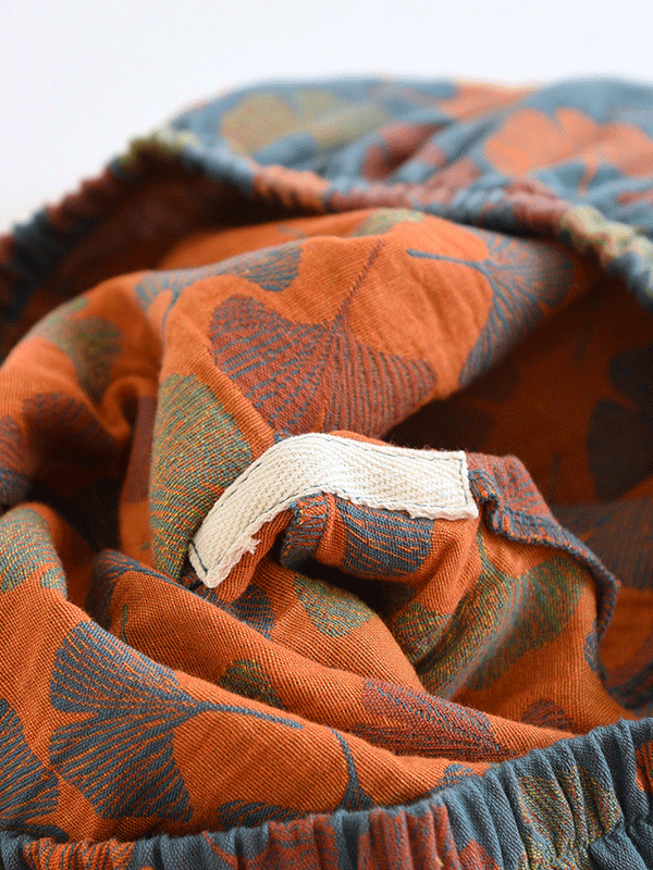 Vintage Bloemenprint Crepe Pyjama Set - 2-delig voor Dames