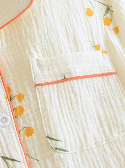 Elise Elegante Katoenen Pyjama Set Voor Comfortabele Avonden