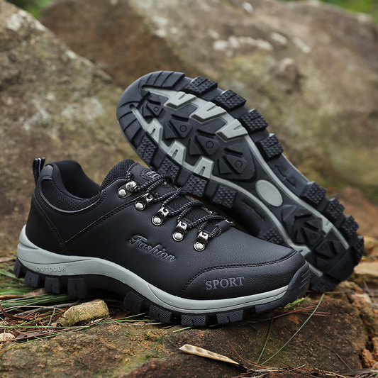 Heren Outdoor Wandelschoenen - Trekking voor ruige paden Zwart