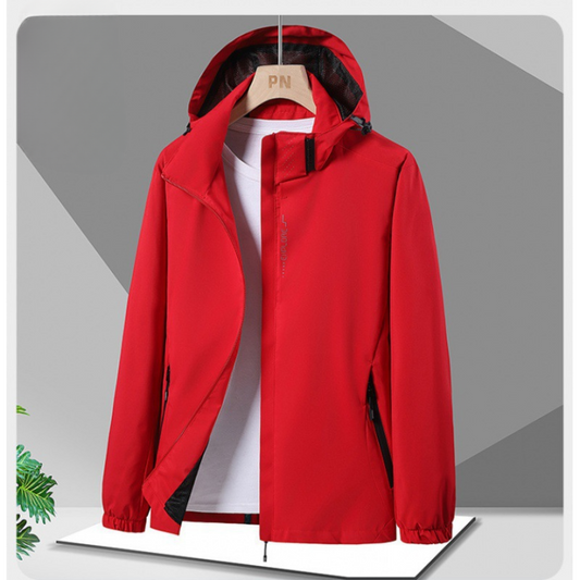 Unisex Regenjas - Lange Mouwen & Sportieve Look Rood
