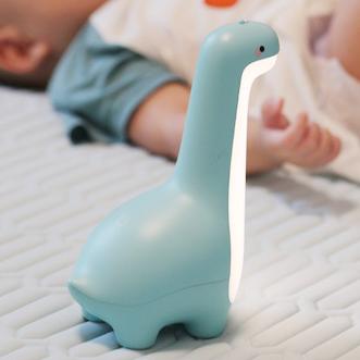 Squishy Silicone Long Neck Dinosaurs Led Night Light - Perfect cadeau voor kinderen en meisjes Blauw