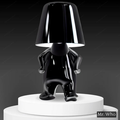 HUE - Karakter Lamp voor Stijlvolle Verlichting Zwart Mr. Who