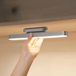 Draadloze Magnetische LED Lamp Aluminium ABS 30 Uur Grijs
