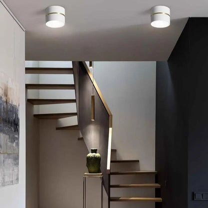 Opbouwspot Zwart LED met Verstelbare Verlichting voor Binnen