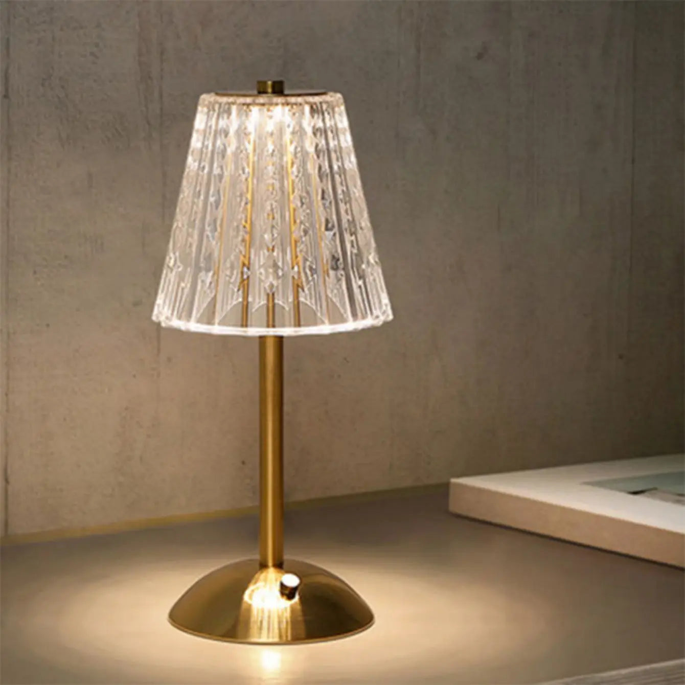 Oplaadbare Kristallen Tafellamp Dimbare LED Draadloos Design