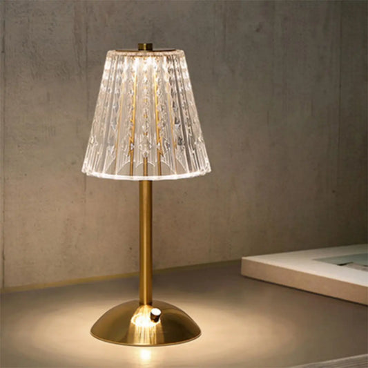 Oplaadbare Kristallen Tafellamp Dimbare LED Draadloos Design