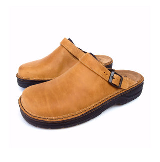 Orthopedische leren pantoffels voor heren – stijlvol en ondersteunend