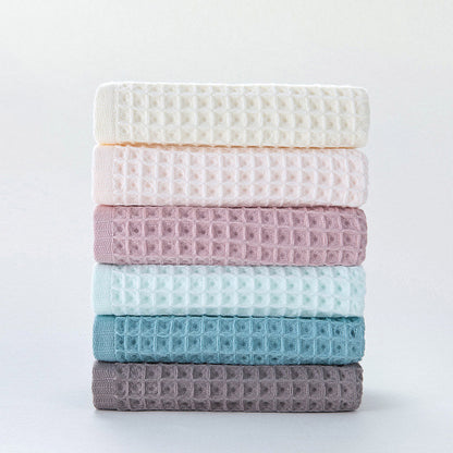 Katoenen Wafelhanddoek Set Drie Stuks Snelle Droogtijd