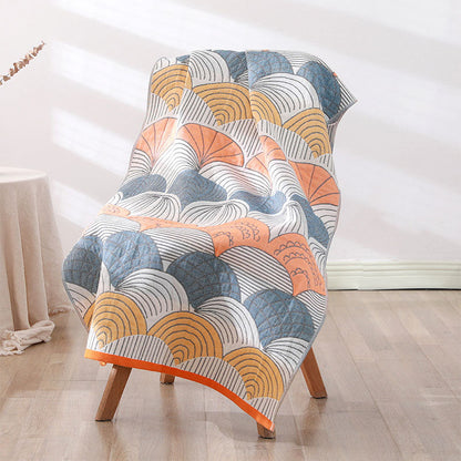 Jacquard Katoenen Badhanddoek Met Patroon Lichtgewicht Schelp nr. 1 70*140cm