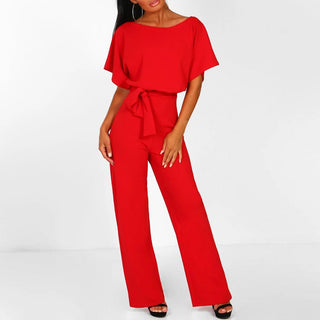 Pamelo | Jumpsuit voor dames – Stralend silhouet, moderne snit & stralend zelfvertrouwen rood