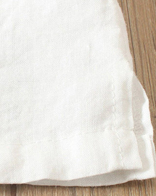 Parsha | Effen blouse met korte mouwen en ronde hals