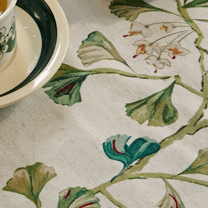 Pastorale Ginkgo Blad Tafelkleed Waterdicht Zacht Design