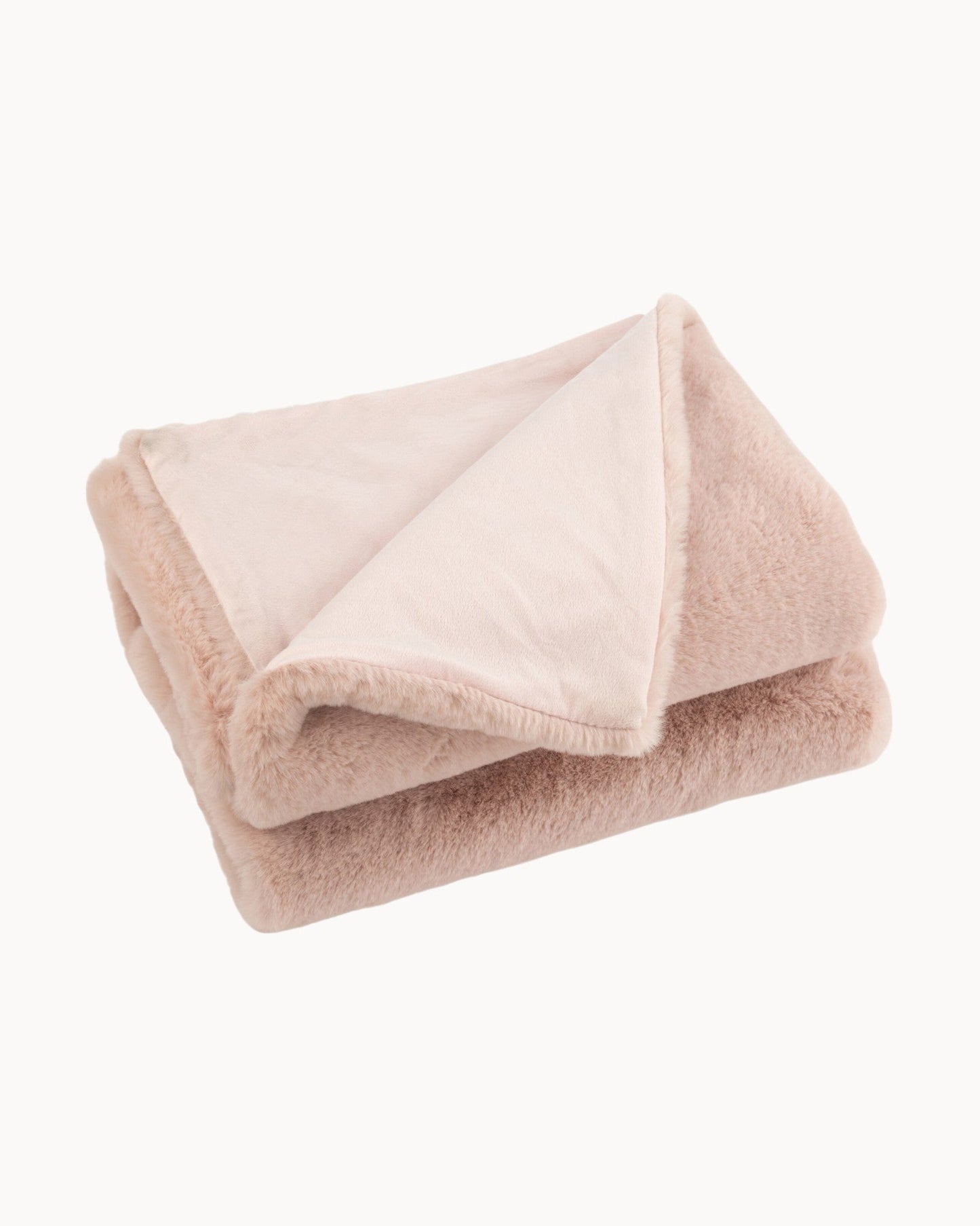 J-Line Plaid Cutie Textiel Poederroze 180 x 130 cm