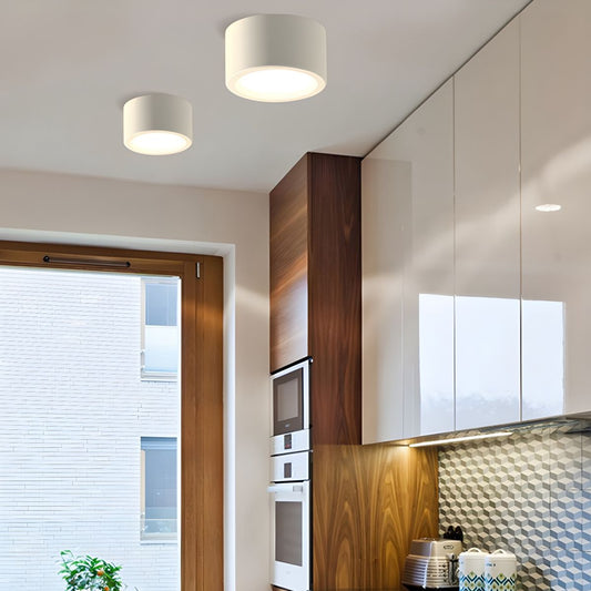 Scandinavische Plafondlampen Binnen Minimalistisch Design Wit D10 × H7 cm (7W)
