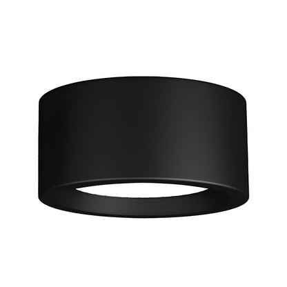 Scandinavische Plafondlampen Binnen Minimalistisch Design Zwart D18 × H7 cm (18W)