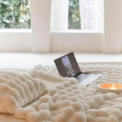 Zachte Pluche Deken Machinewasbaar Voor Warmte En Comfort