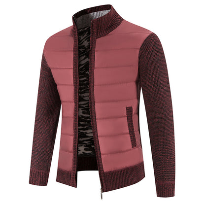 Trui Vest Voor Heren Stijlvolle Sweaterjas Veelzijdige Vest - Winterjas Heren Bourgondisch