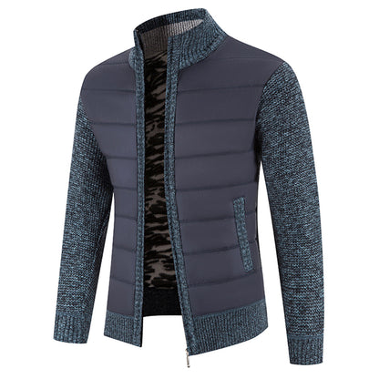 Trui Vest Voor Heren Stijlvolle Sweaterjas Veelzijdige Vest - Winterjas Heren Blauw Grijs