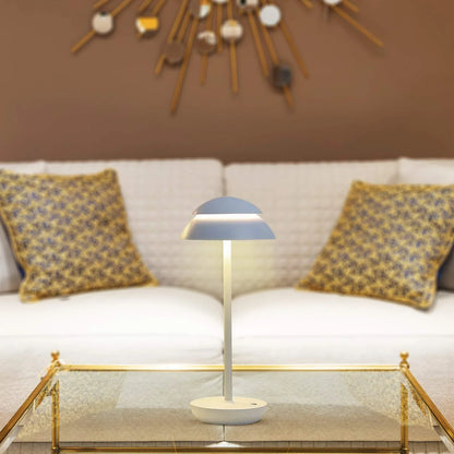 Draadloze Oplaadbare Tafellamp met Dimbare Verlichting – Scandinavisch Design, 4000 mAh, 12-16 Uur Batterijduur