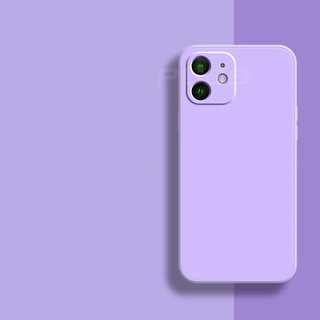 Liquid Silicone Case | Zachte beschermende case voor iPhone 11, 12 en 13 Purple