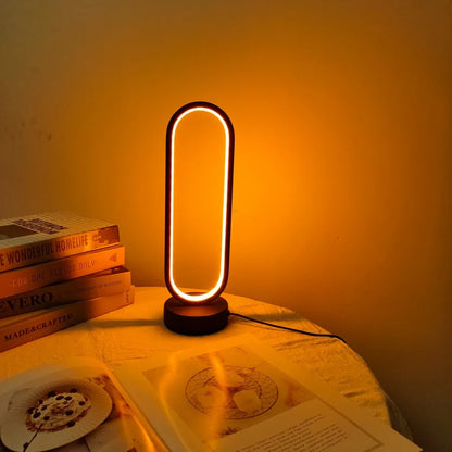 Ringlamp Met Dimbare Drie Kleurinstellingen Voor Slaapkamer