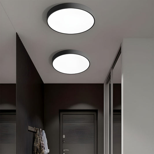 Ronde LED Plafondlamp Inbouw Modern Energiezuinig Dimbaar Grijs