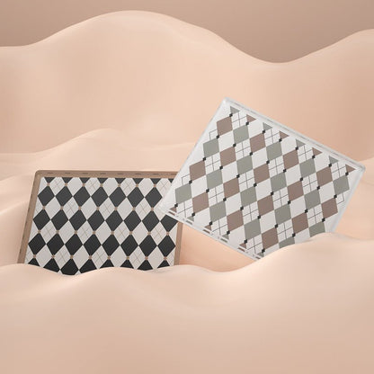 Ruitvormige Argyle Acryl Onderzetters Voor Stijlvolle Bescherming