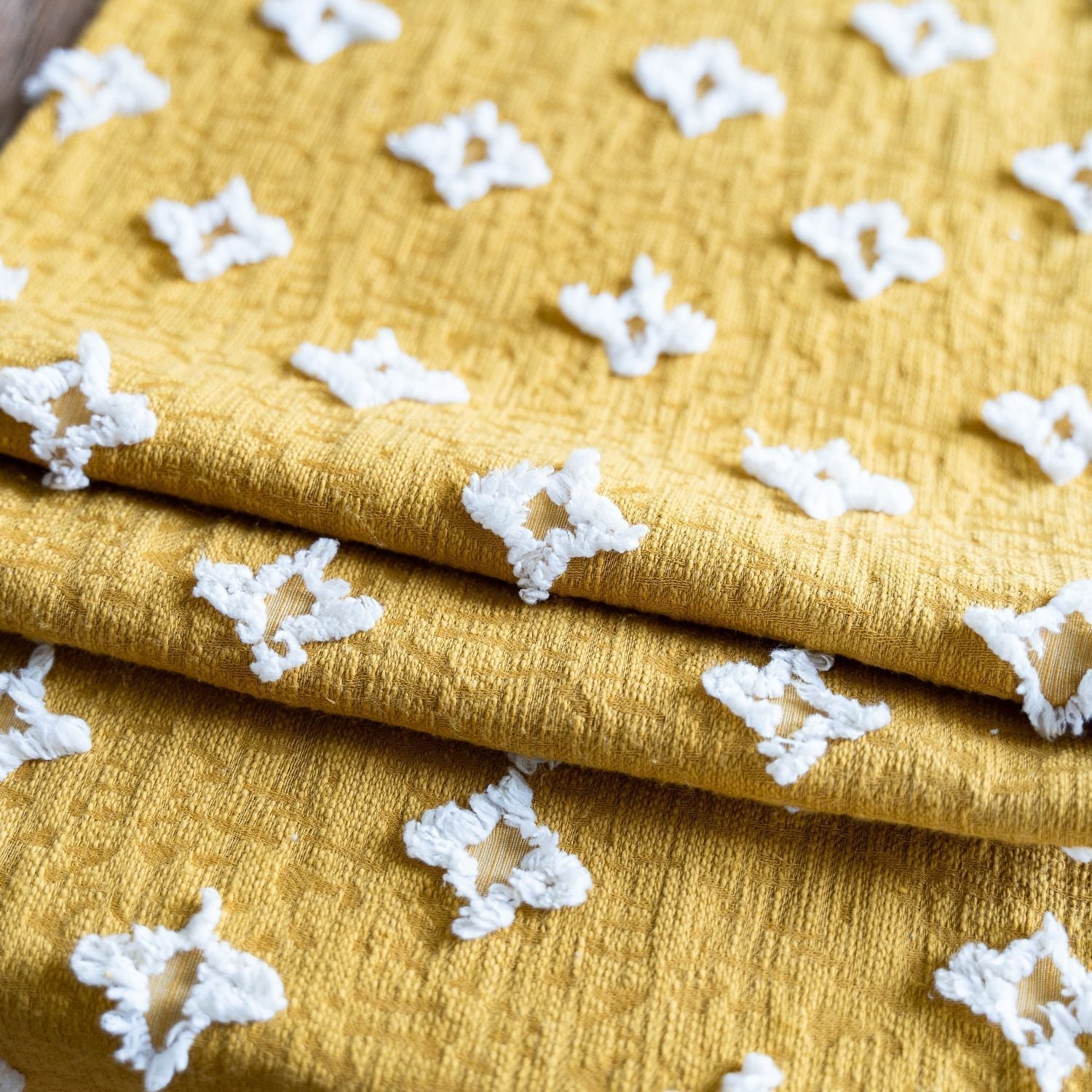 Rustieke Gele Boho Jute Tafelloper Voor Eetkamers En Feesten